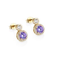 Orecchini Marcello Pane Donna in Argento Zirconia ORDV 113